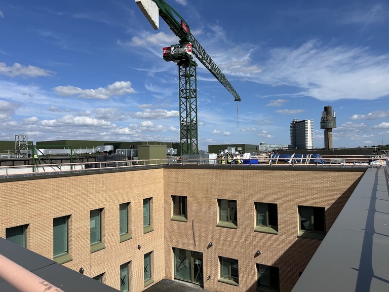 Façade Design Construction at Tolworth Hospital